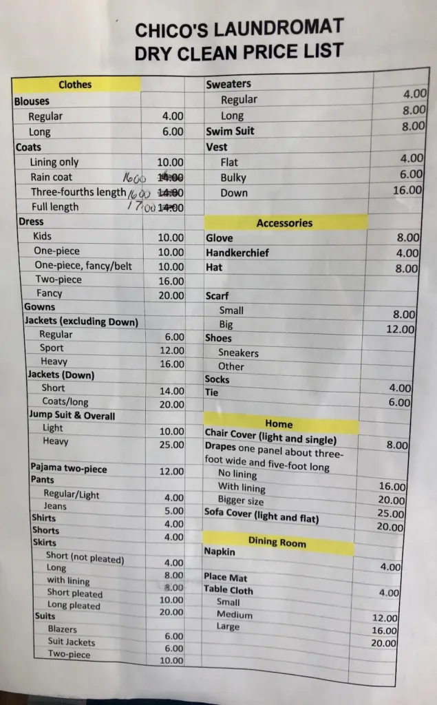 Chico’s Laundromat