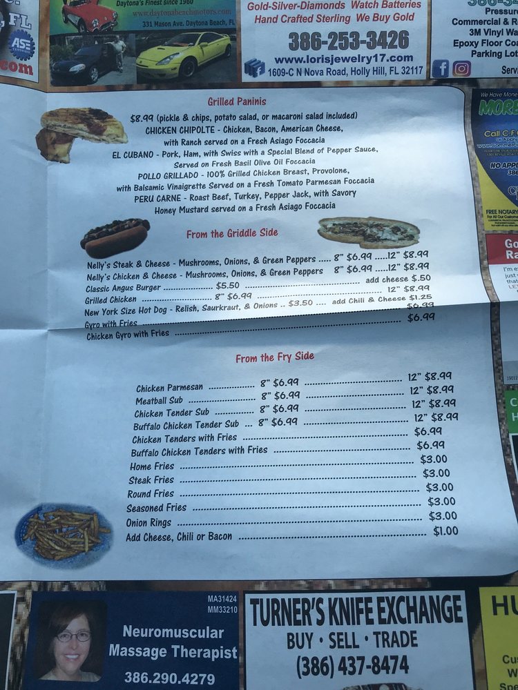 Nelly’s Deli menu image