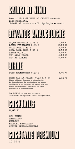 Taglieroteca menu image